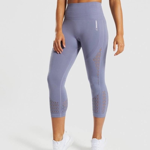 Gymshark Pants - Gymshark Energy + Seamless Cropped Leggings